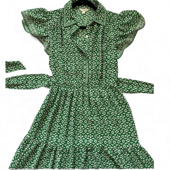 Max Studio Green Patterned Maxi Dress - Picture 4 of 11